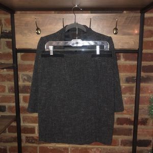 The Limited Gray & Black Tweed Suit Set - Sz S/6